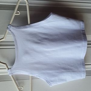 White crop top